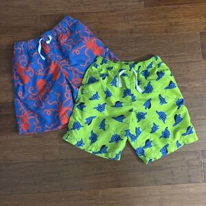 Hanna Andersson two pairs of boys swim trunks bundle  10
